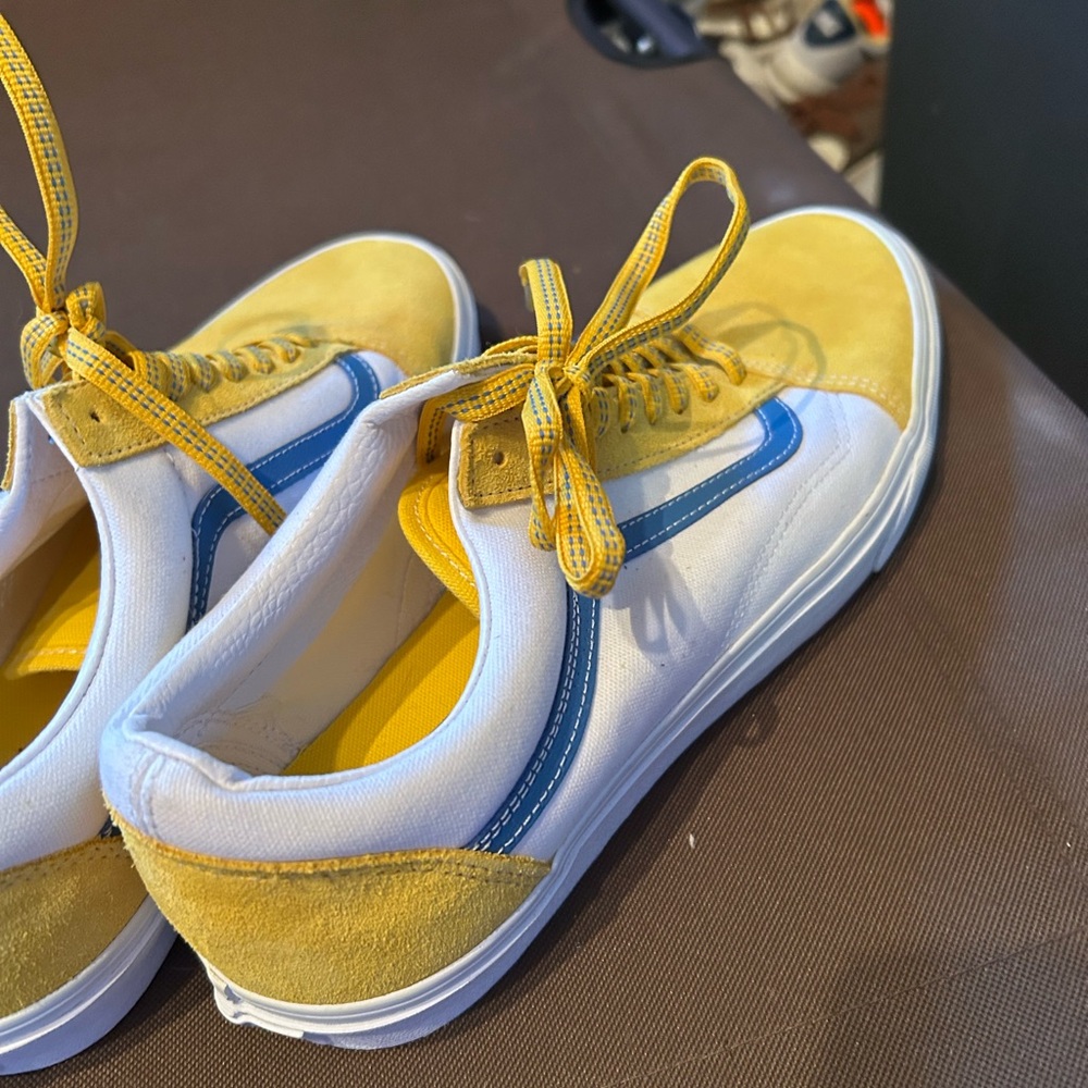 Vans Yellow and Blue Sneakers